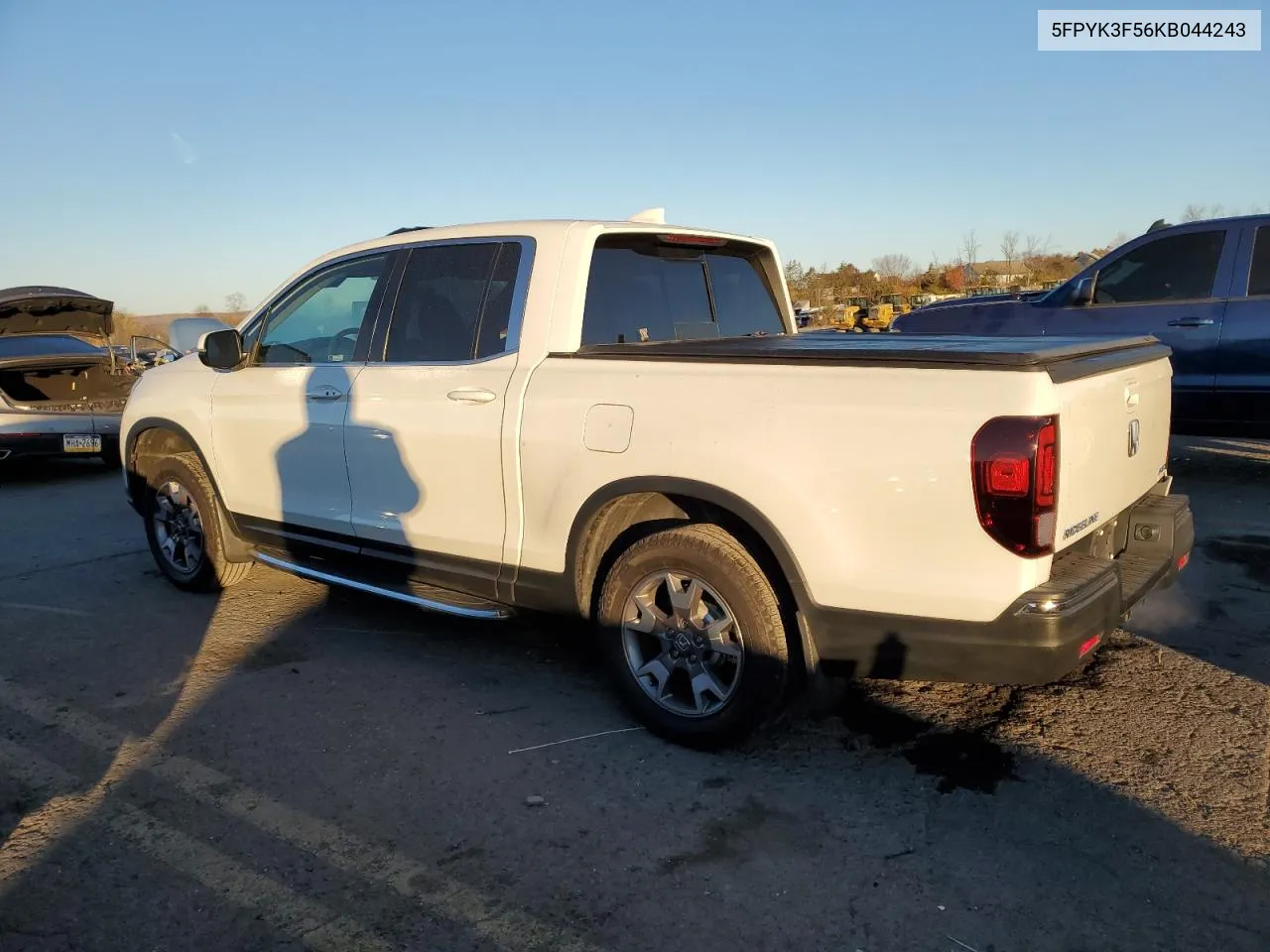 2019 Honda Ridgeline Rtl VIN: 5FPYK3F56KB044243 Lot: 77398084