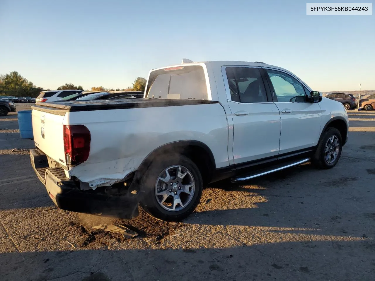 2019 Honda Ridgeline Rtl VIN: 5FPYK3F56KB044243 Lot: 77398084