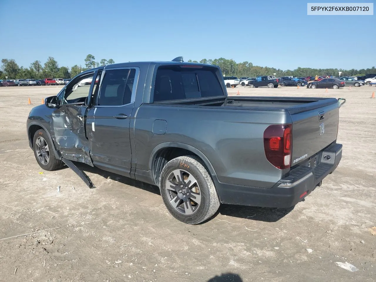 2019 Honda Ridgeline Rtl VIN: 5FPYK2F6XKB007120 Lot: 78928264