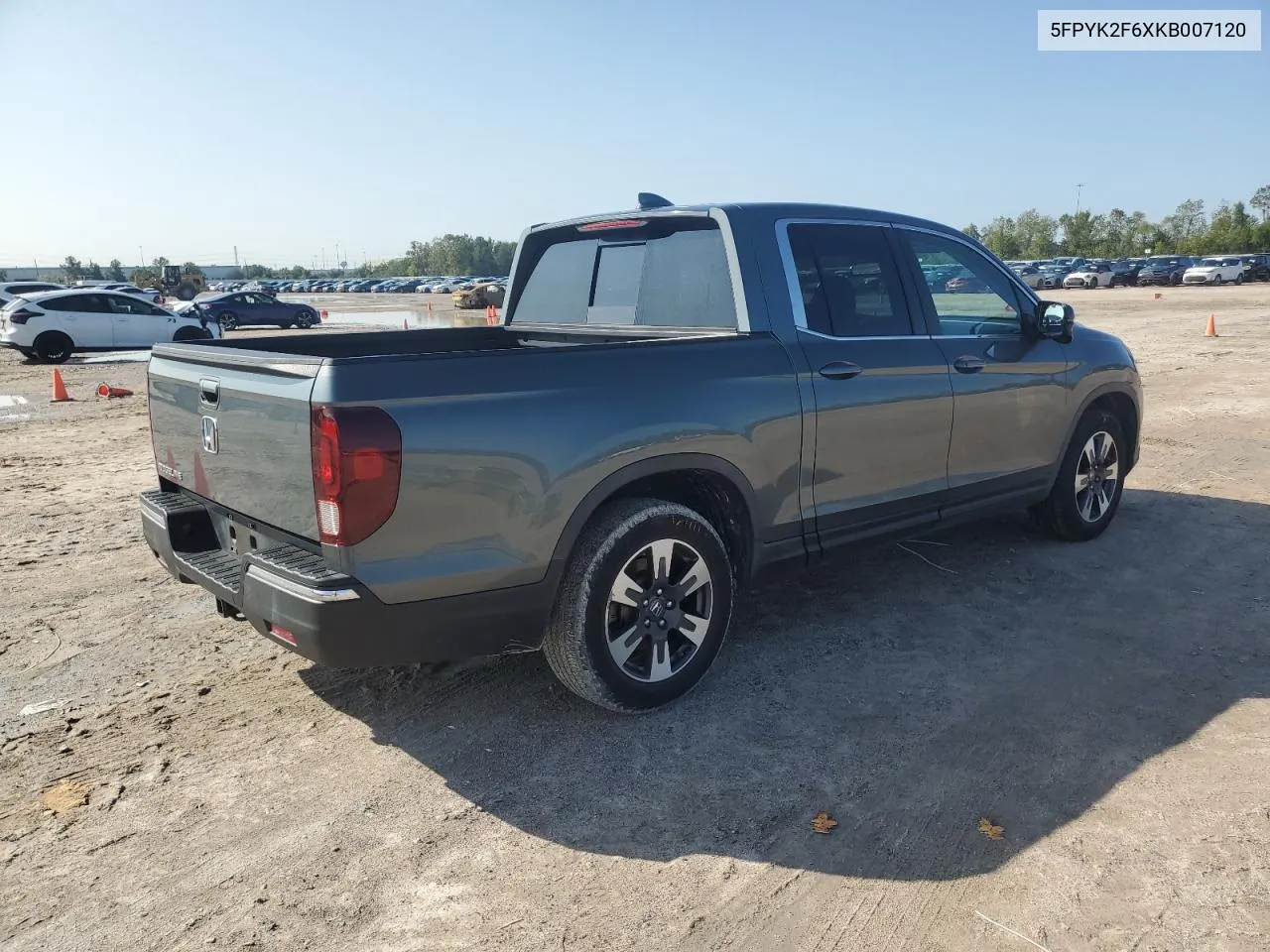 2019 Honda Ridgeline Rtl VIN: 5FPYK2F6XKB007120 Lot: 78928264