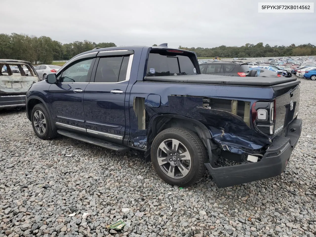 2019 Honda Ridgeline Rtl VIN: 5FPYK3F72KB014562 Lot: 79615654