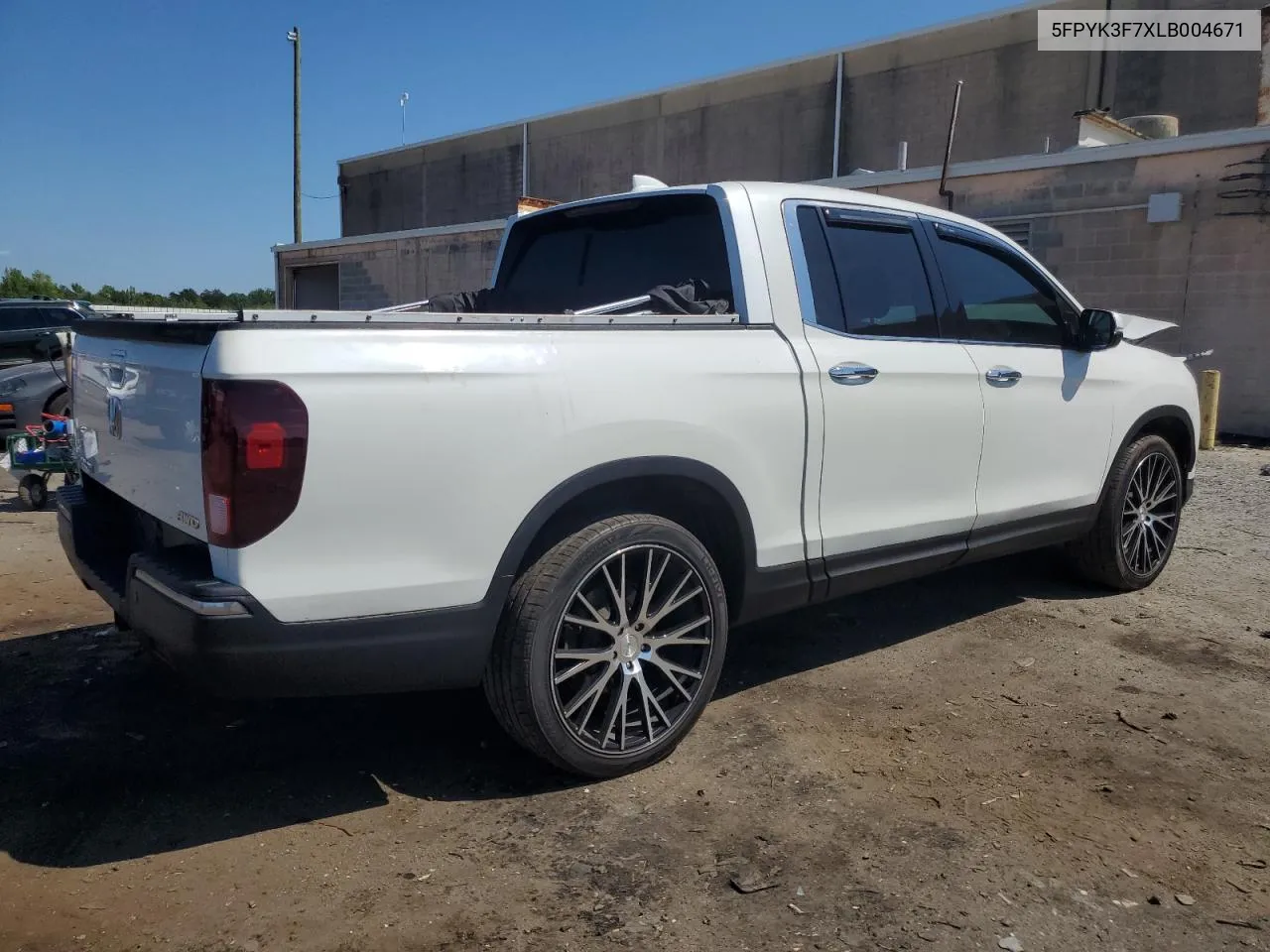 2020 Honda Ridgeline Rtl VIN: 5FPYK3F7XLB004671 Lot: 60206614