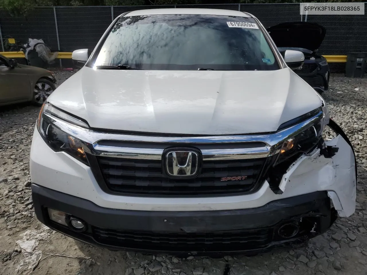 5FPYK3F18LB028365 2020 Honda Ridgeline Sport