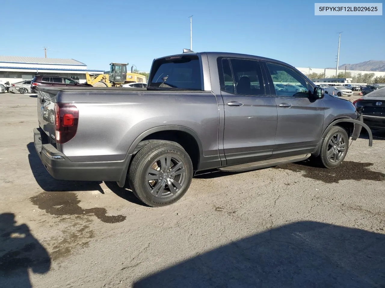 5FPYK3F12LB029625 2020 Honda Ridgeline Sport