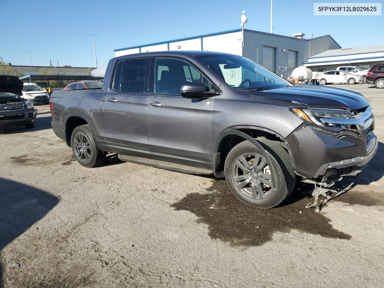 2020 Honda Ridgeline Sport VIN: 5FPYK3F12LB029625 Lot: 67973974