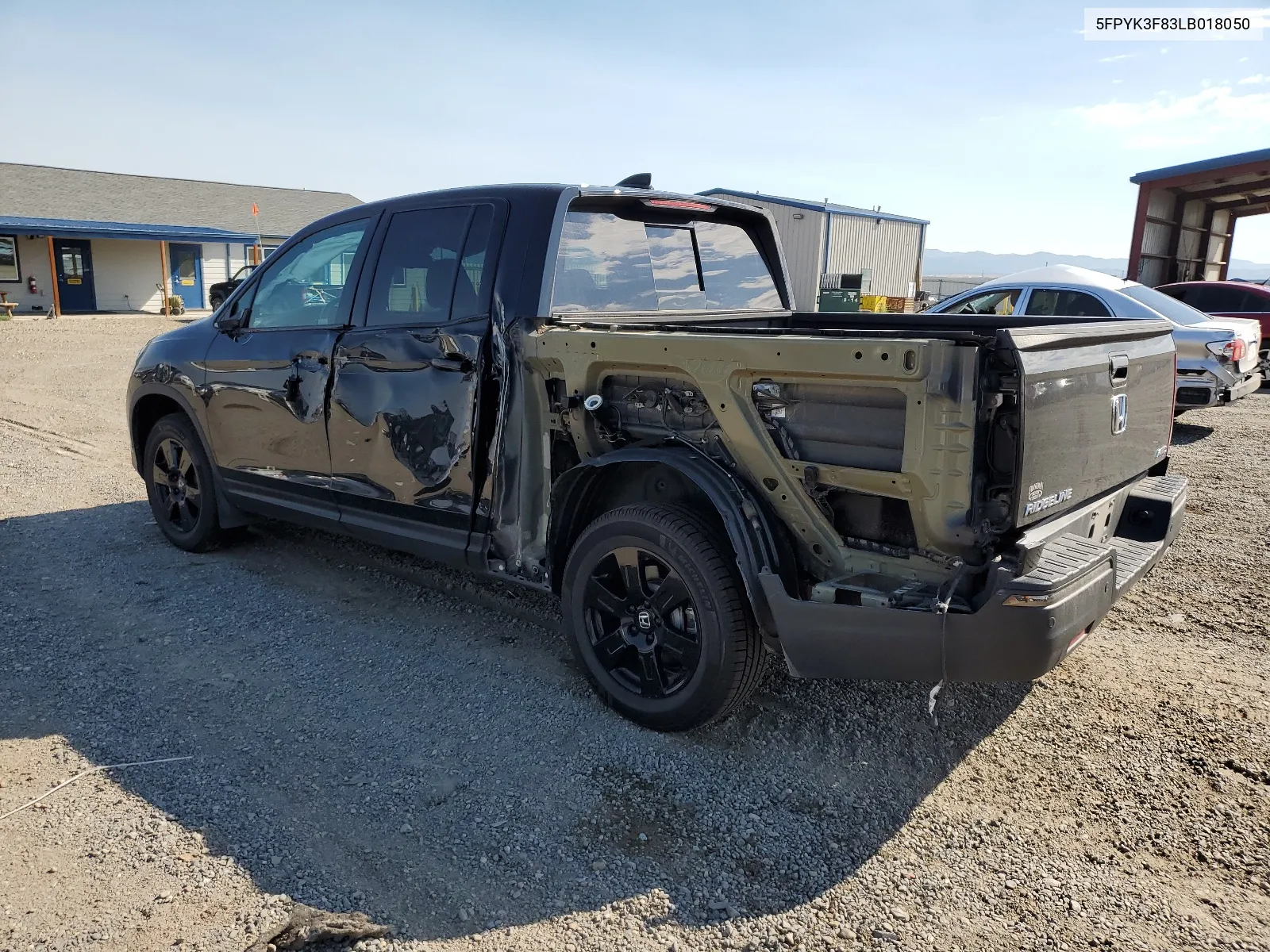 2020 Honda Ridgeline Black Edition VIN: 5FPYK3F83LB018050 Lot: 68077804