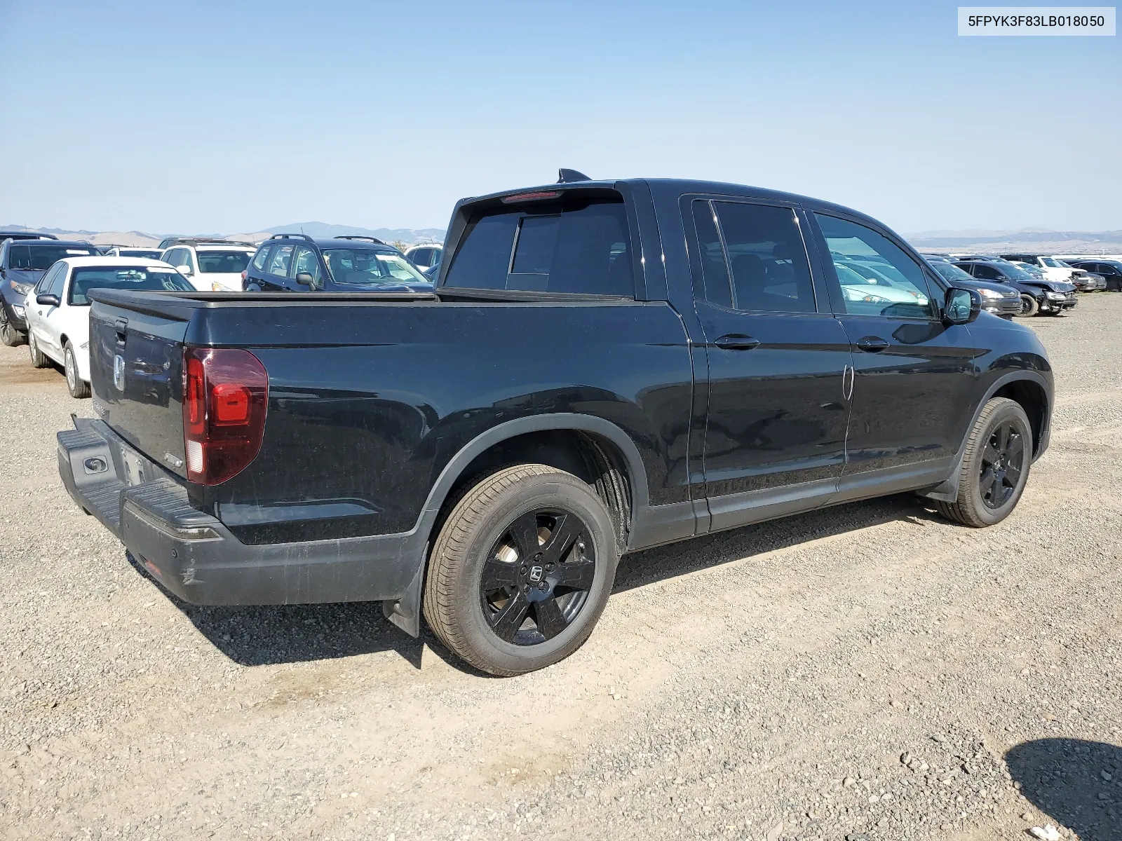 2020 Honda Ridgeline Black Edition VIN: 5FPYK3F83LB018050 Lot: 68077804