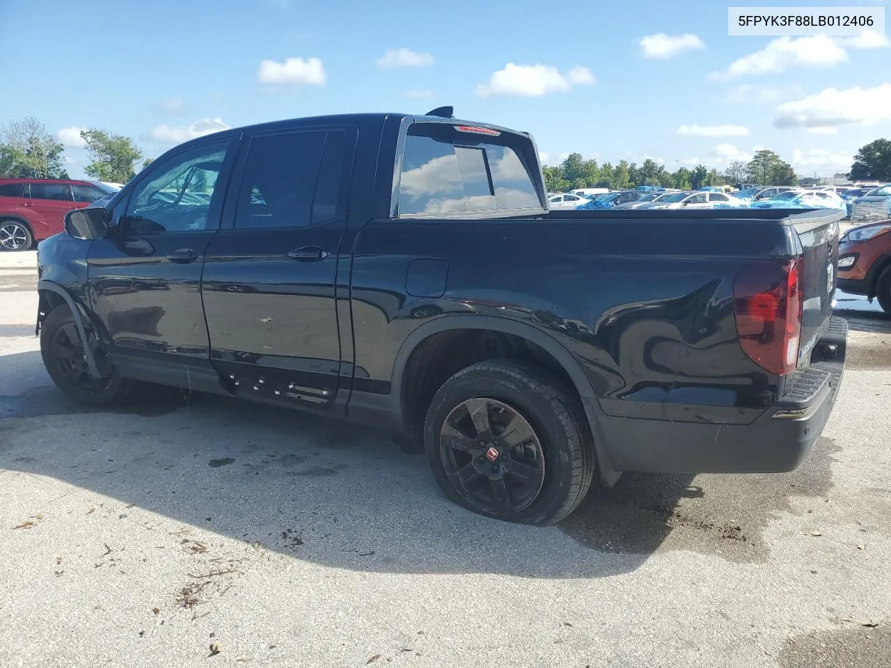 2020 Honda Ridgeline Black Edition VIN: 5FPYK3F88LB012406 Lot: 69424174