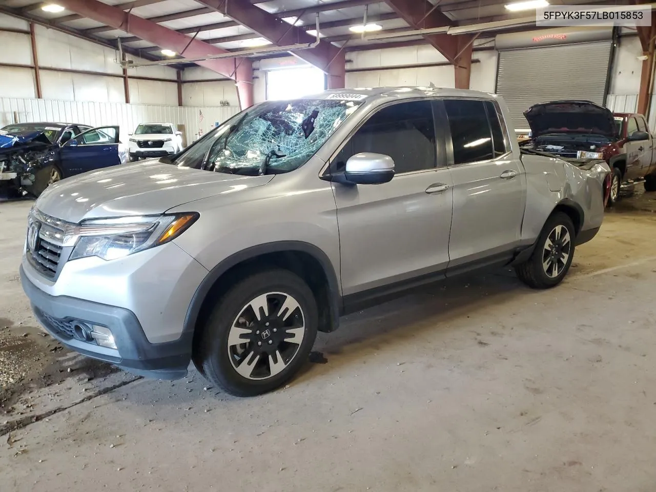 2020 Honda Ridgeline Rtl VIN: 5FPYK3F57LB015853 Lot: 69999044