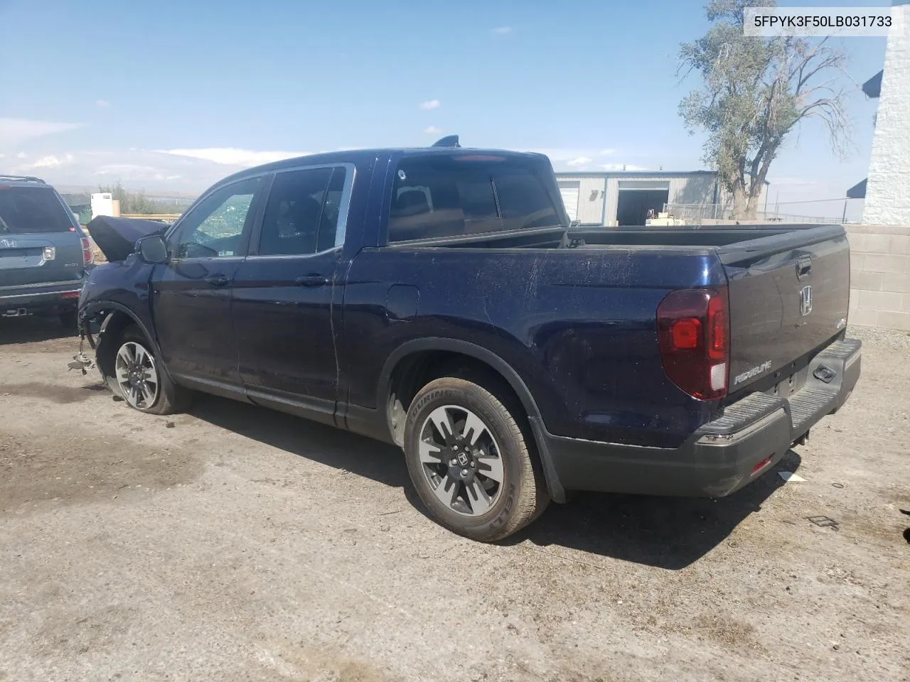 2020 Honda Ridgeline Rtl VIN: 5FPYK3F50LB031733 Lot: 71488434