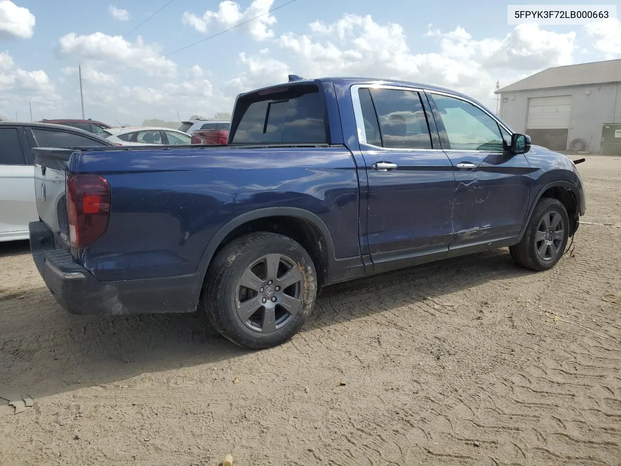 5FPYK3F72LB000663 2020 Honda Ridgeline Rtl