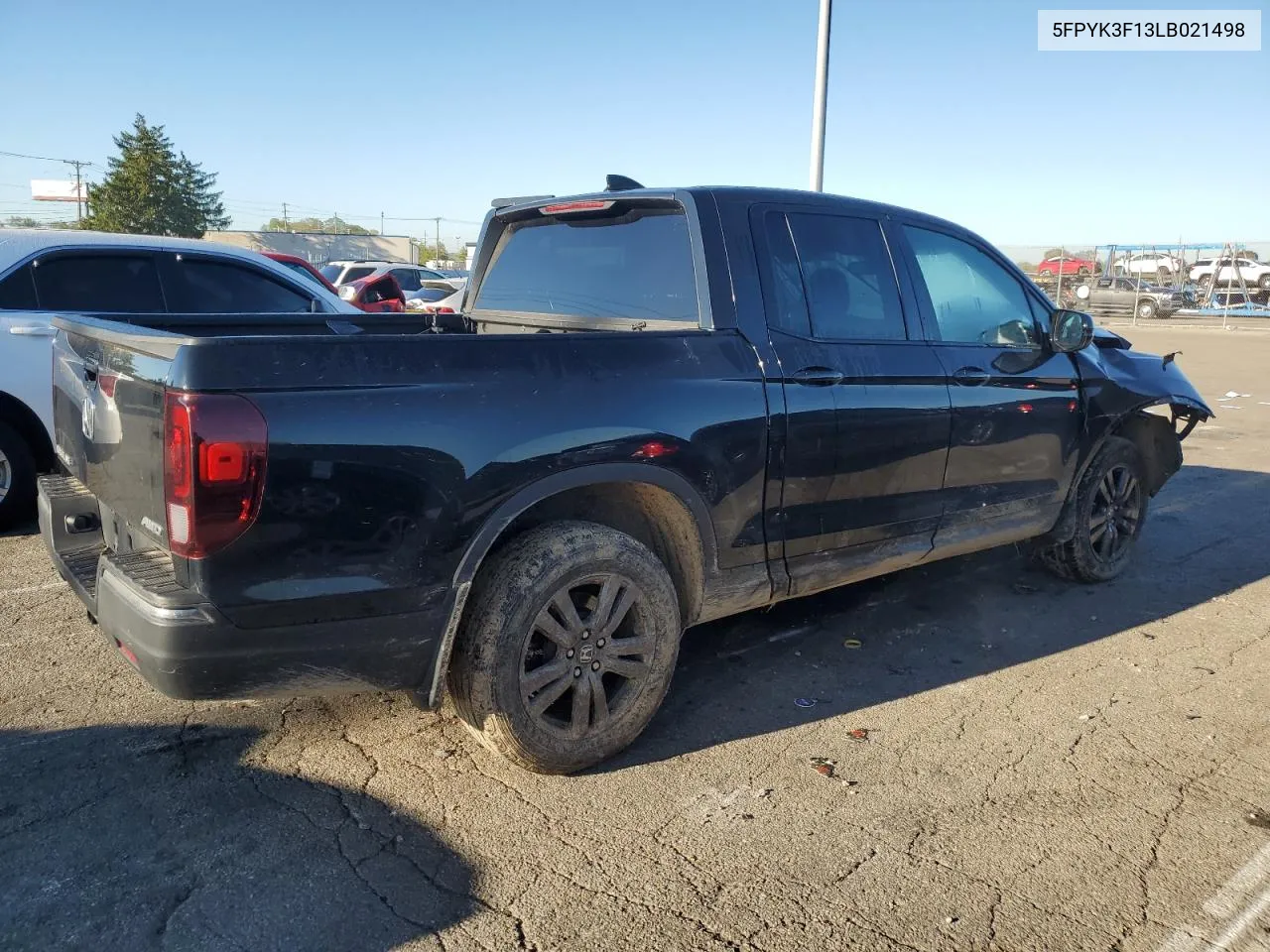 5FPYK3F13LB021498 2020 Honda Ridgeline Sport