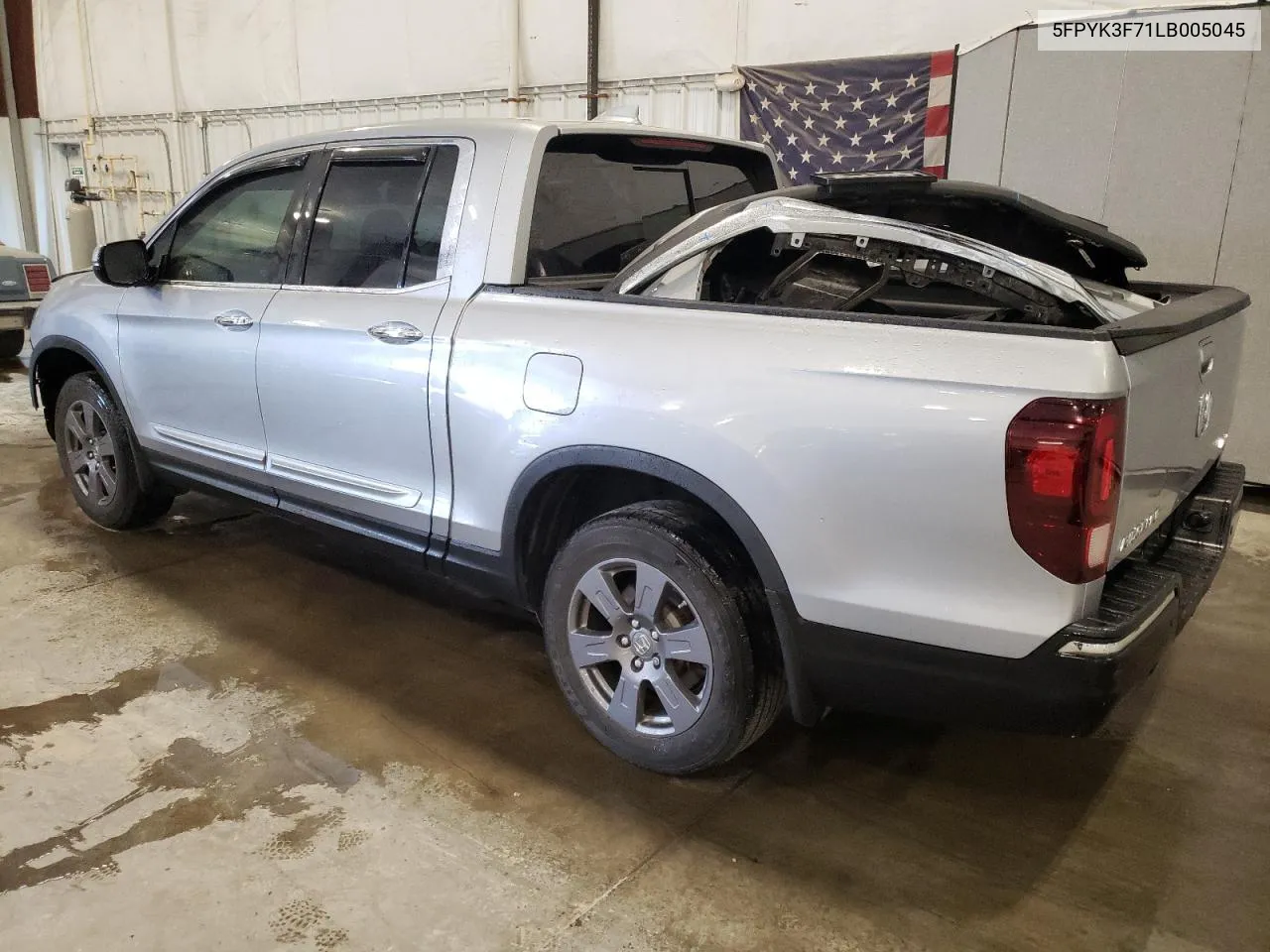 2020 Honda Ridgeline Rtl VIN: 5FPYK3F71LB005045 Lot: 74465614