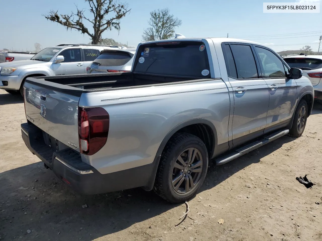 2020 Honda Ridgeline Sport VIN: 5FPYK3F15LB023124 Lot: 76369254