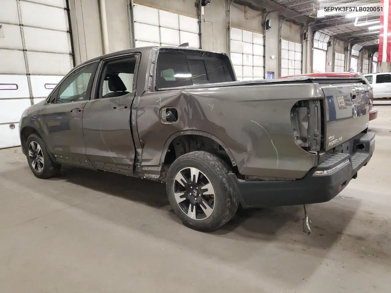 2020 Honda Ridgeline Rtl VIN: 5FPYK3F57LB020051 Lot: 76939834