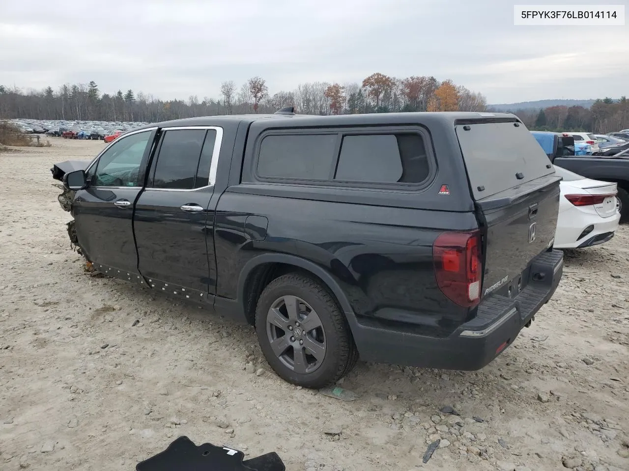 2020 Honda Ridgeline Rtl VIN: 5FPYK3F76LB014114 Lot: 77965644