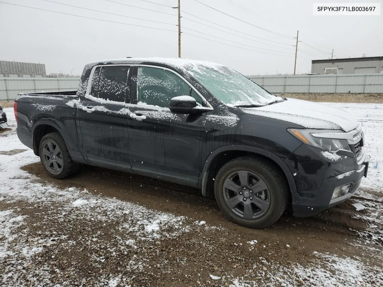 2020 Honda Ridgeline Rtl VIN: 5FPYK3F71LB003697 Lot: 78546944