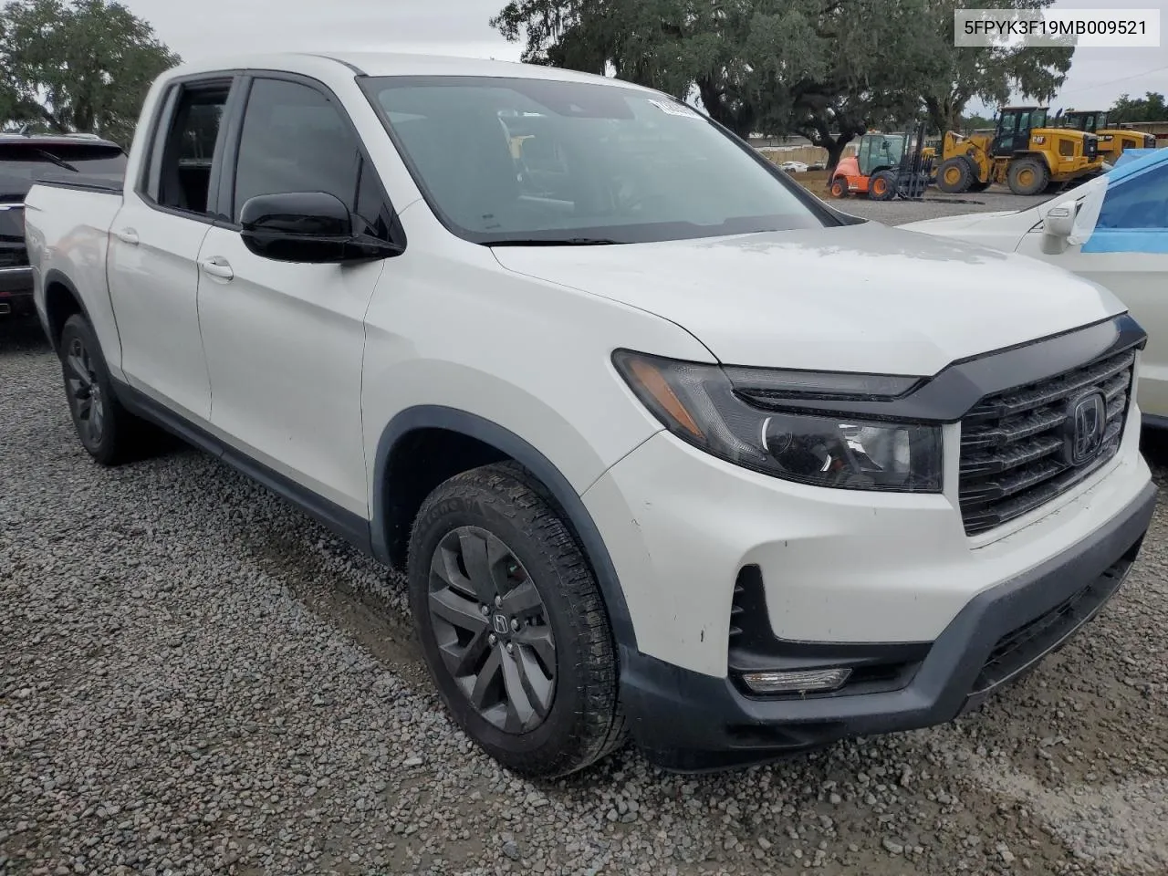 2021 Honda Ridgeline Sport VIN: 5FPYK3F19MB009521 Lot: 73893984