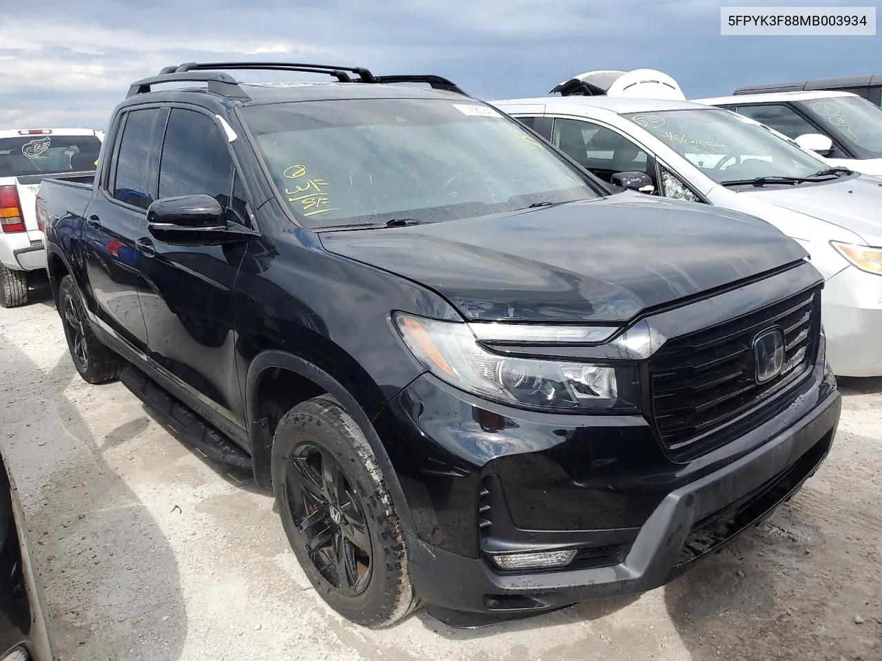 2021 Honda Ridgeline Black Edition VIN: 5FPYK3F88MB003934 Lot: 74580844