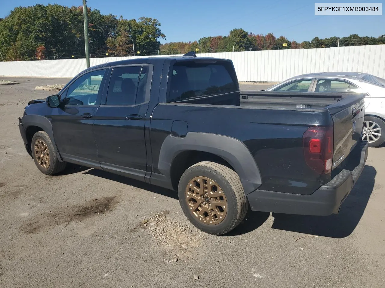 2021 Honda Ridgeline Sport VIN: 5FPYK3F1XMB003484 Lot: 75571544