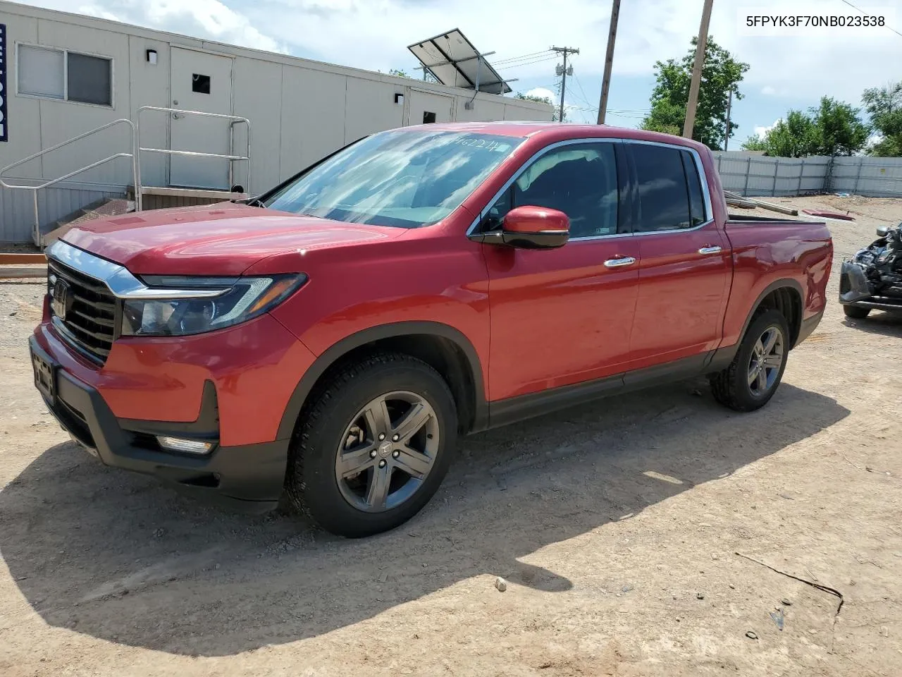 5FPYK3F70NB023538 2022 Honda Ridgeline Rtl