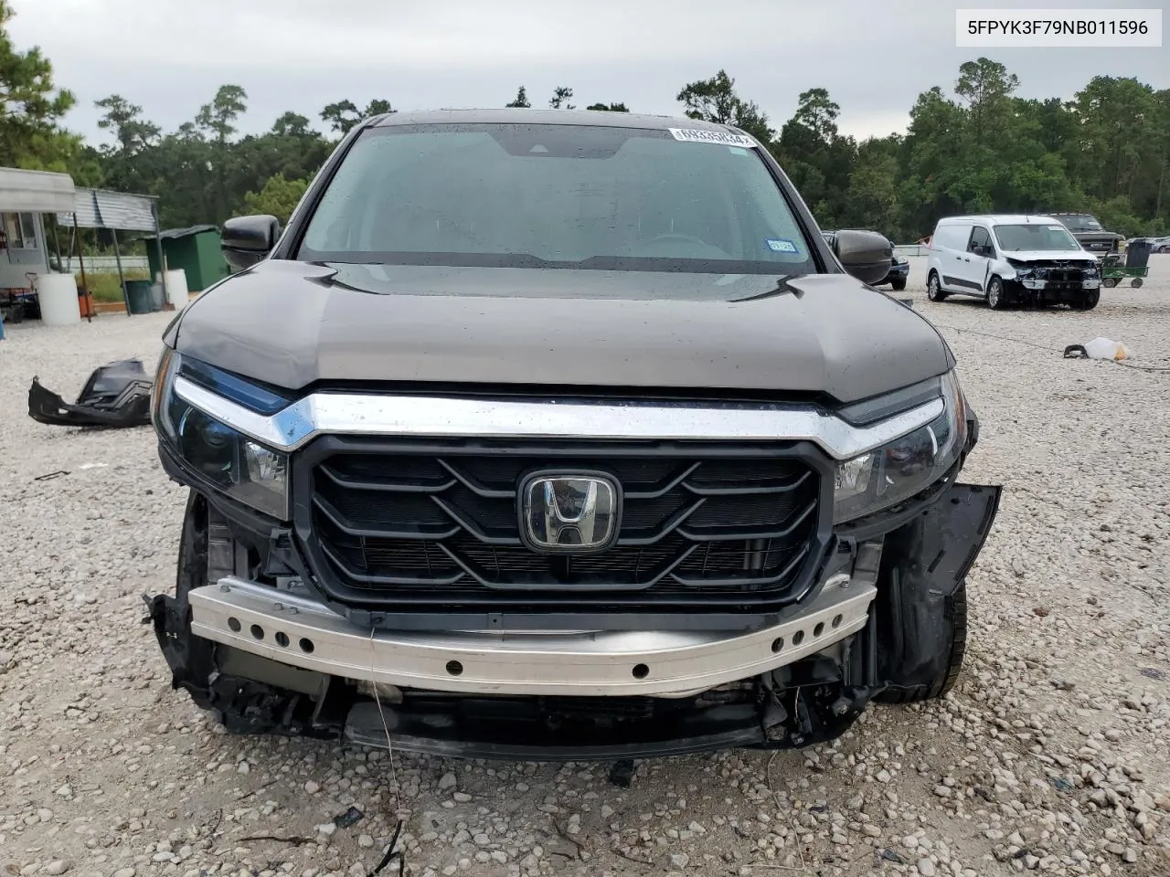 2022 Honda Ridgeline Rtl VIN: 5FPYK3F79NB011596 Lot: 69335834