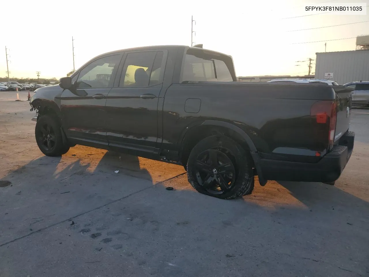 2022 Honda Ridgeline Black Edition VIN: 5FPYK3F81NB011035 Lot: 71185984