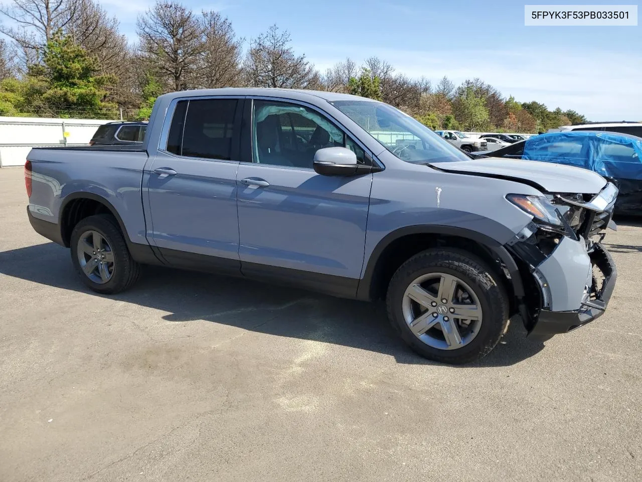 2023 Honda Ridgeline Rtl VIN: 5FPYK3F53PB033501 Lot: 54571024