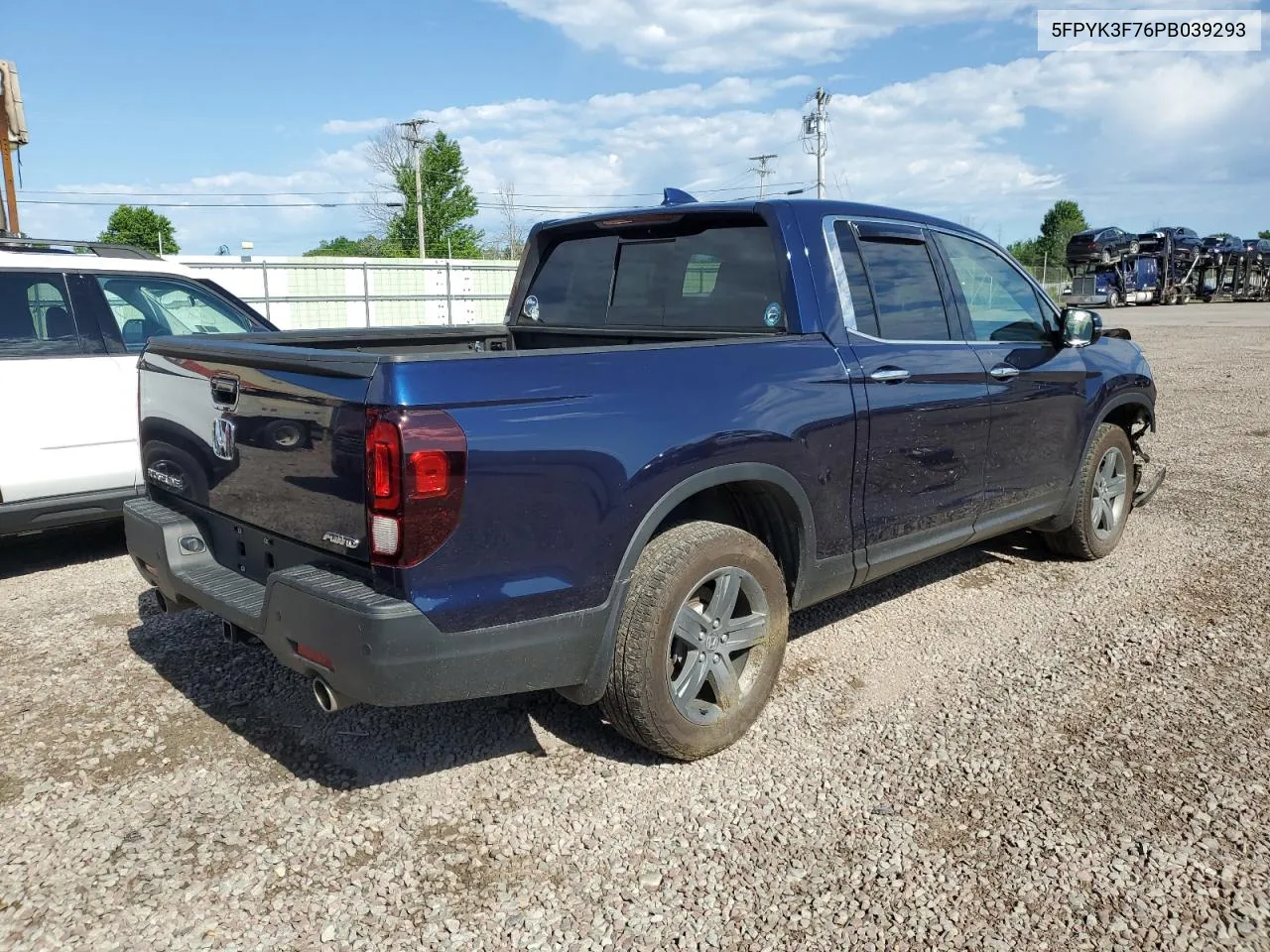 5FPYK3F76PB039293 2023 Honda Ridgeline Rtl-E