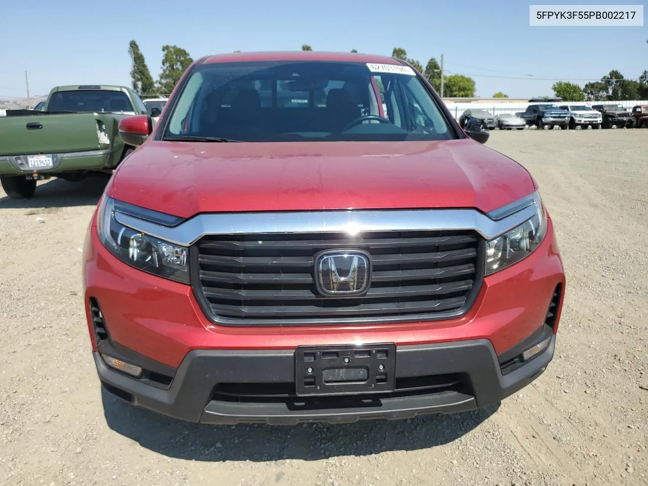 2023 Honda Ridgeline Rtl VIN: 5FPYK3F55PB002217 Lot: 62703194