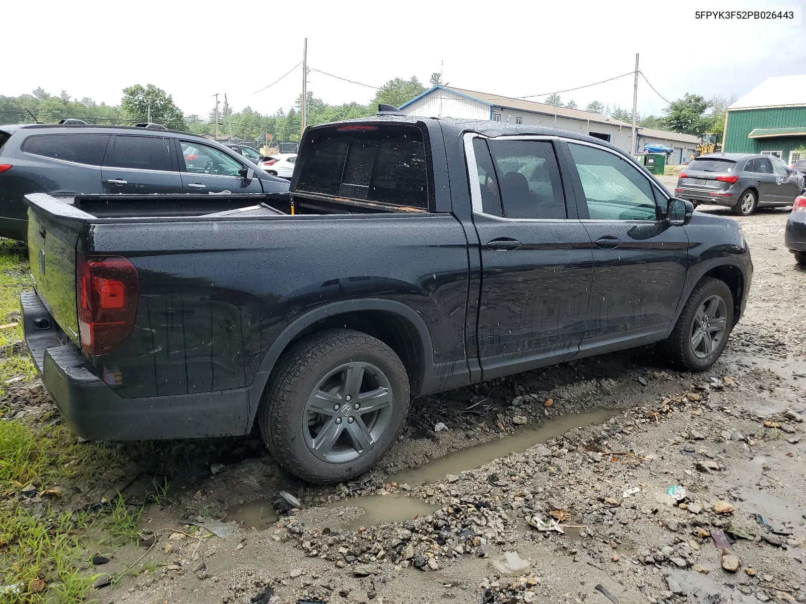 2023 Honda Ridgeline Rtl VIN: 5FPYK3F52PB026443 Lot: 64106314