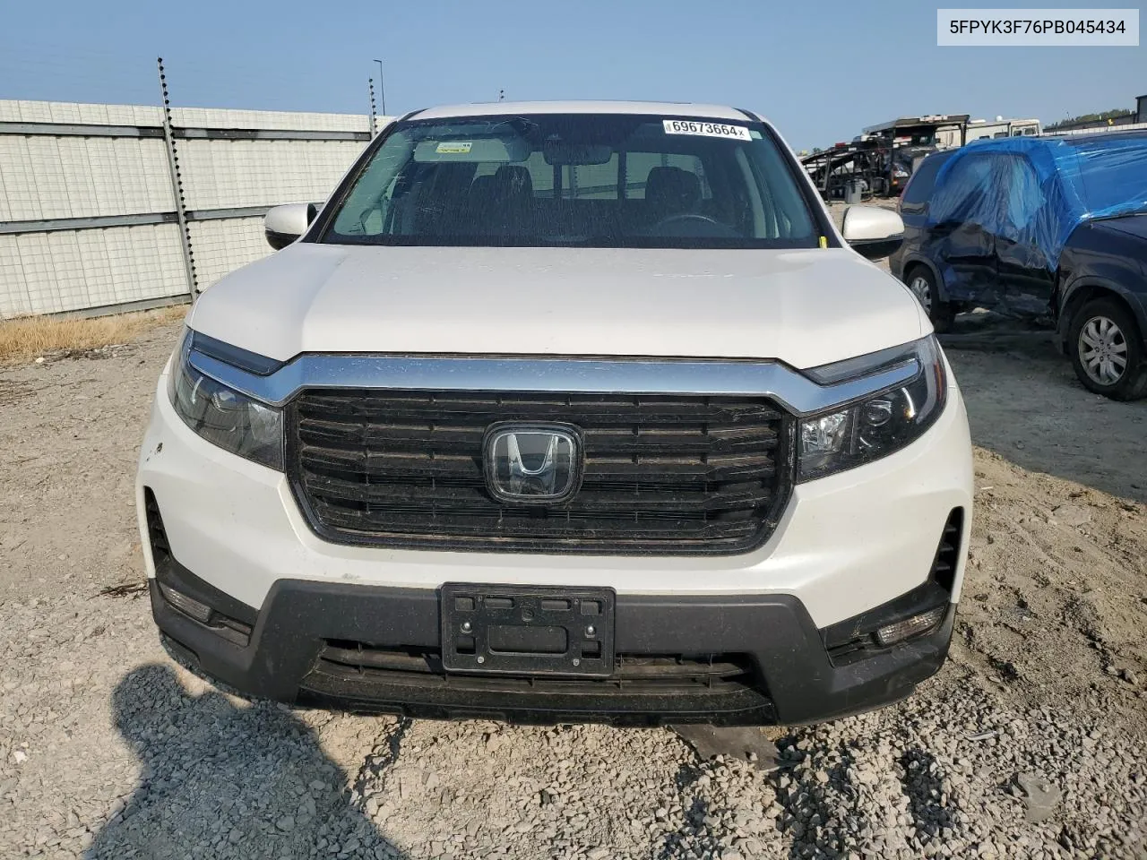 2023 Honda Ridgeline Rtl-E VIN: 5FPYK3F76PB045434 Lot: 69673664