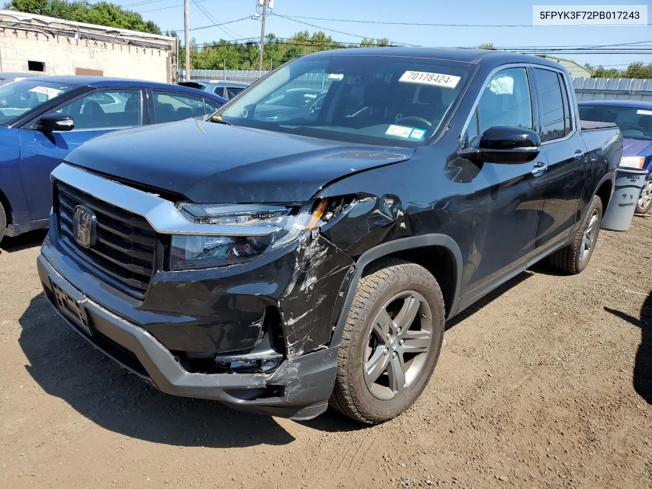 5FPYK3F72PB017243 2023 Honda Ridgeline Rtl-E