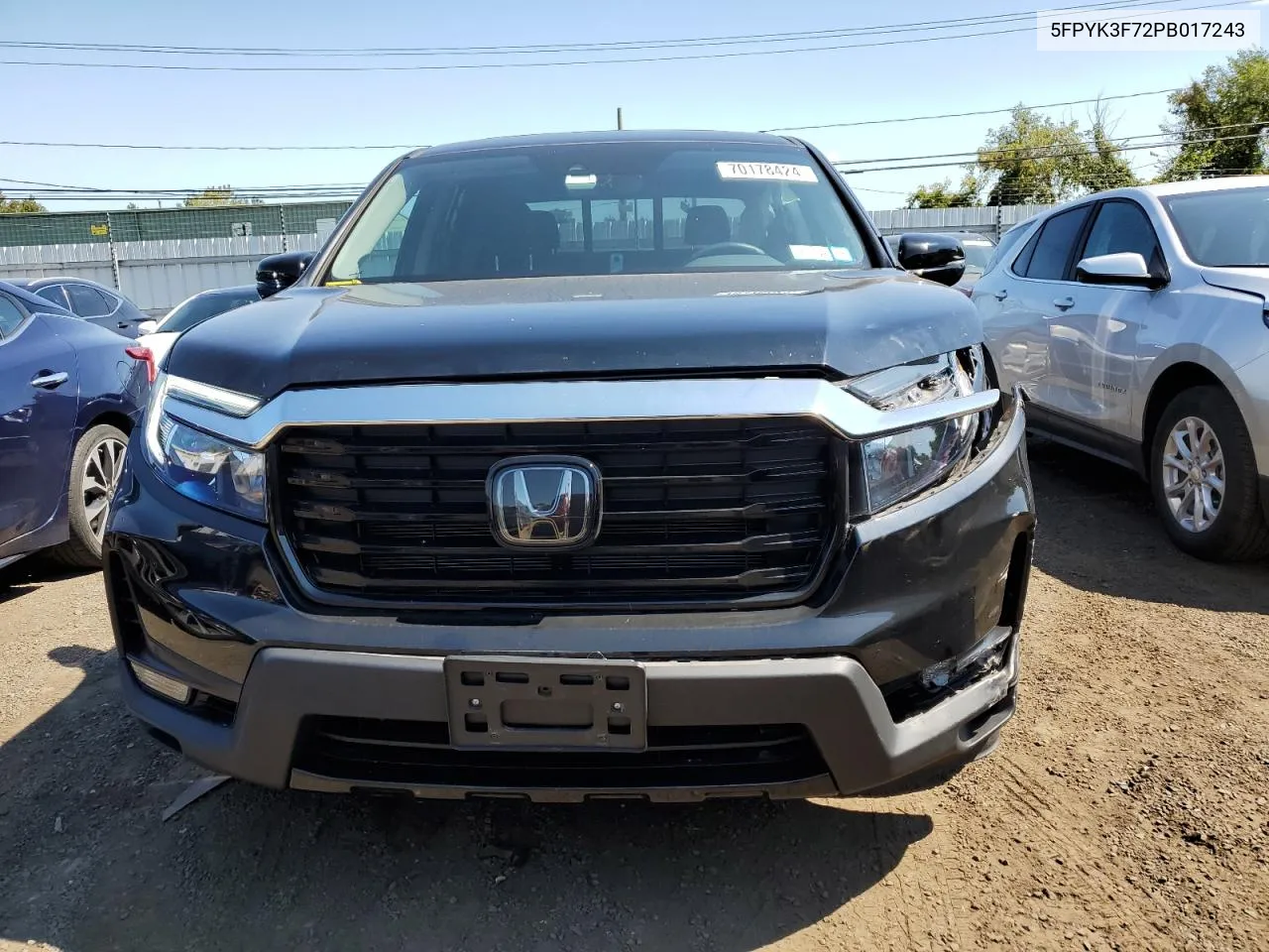 5FPYK3F72PB017243 2023 Honda Ridgeline Rtl-E