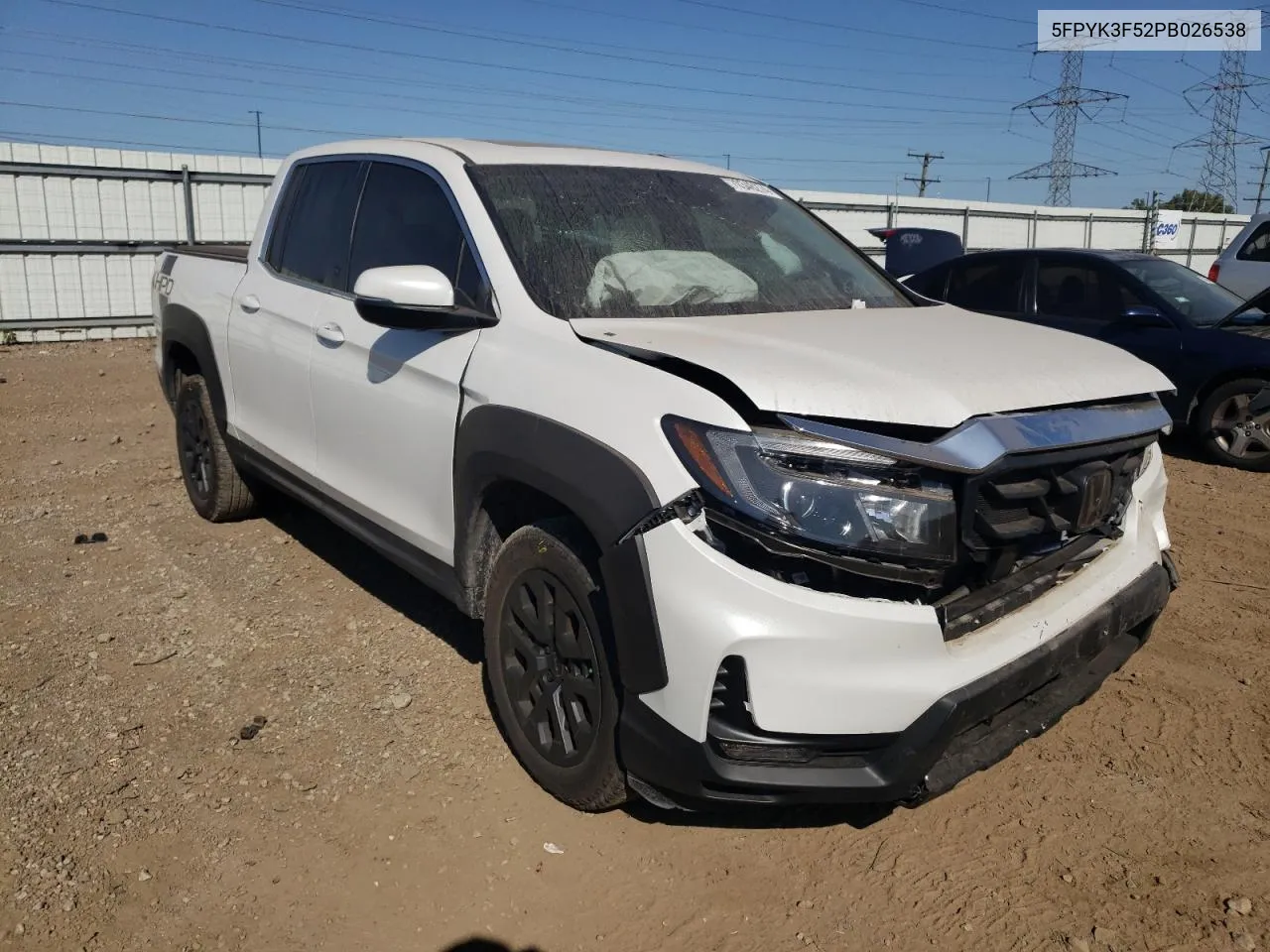 2023 Honda Ridgeline Rtl VIN: 5FPYK3F52PB026538 Lot: 70346274