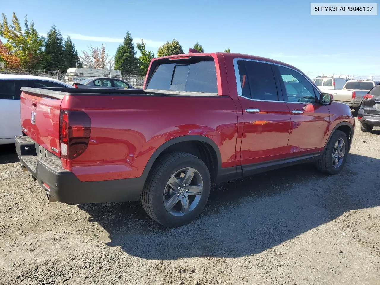 2023 Honda Ridgeline Rtl-E VIN: 5FPYK3F70PB048197 Lot: 71988474