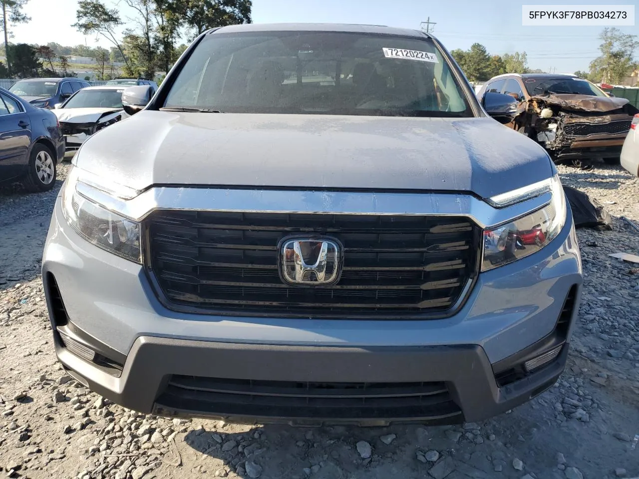 2023 Honda Ridgeline Rtl-E VIN: 5FPYK3F78PB034273 Lot: 72120224