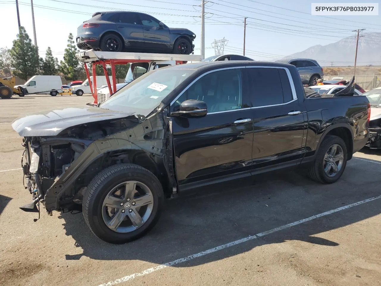 2023 Honda Ridgeline Rtl-E VIN: 5FPYK3F76PB033977 Lot: 72525774