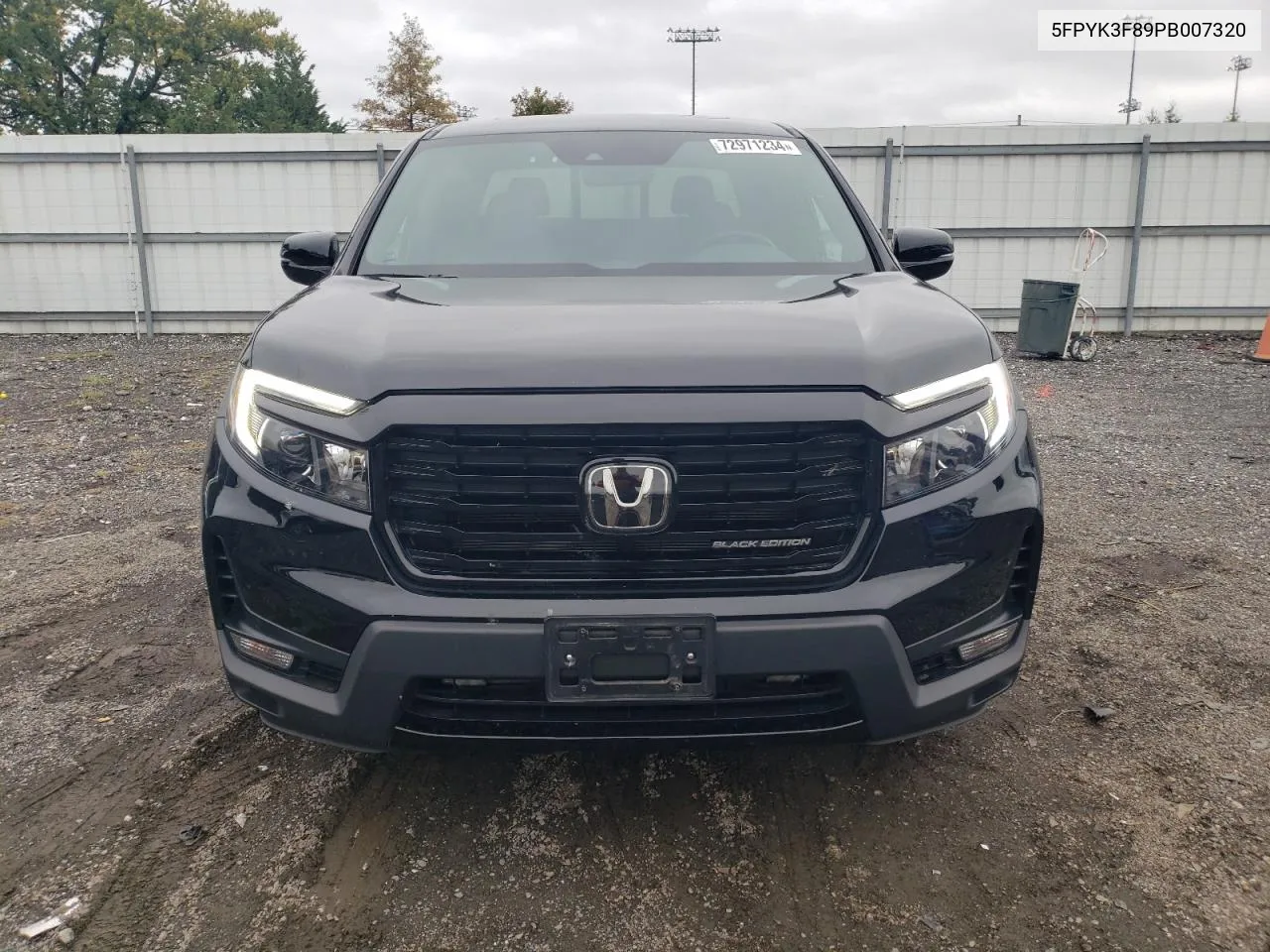 2023 Honda Ridgeline Black Edition VIN: 5FPYK3F89PB007320 Lot: 72971234