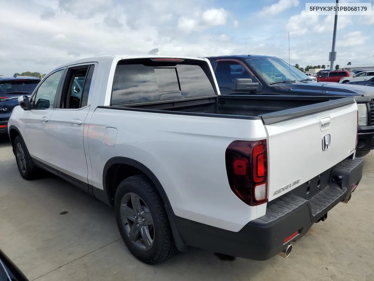 2023 Honda Ridgeline Rtl VIN: 5FPYK3F51PB068179 Lot: 73952824