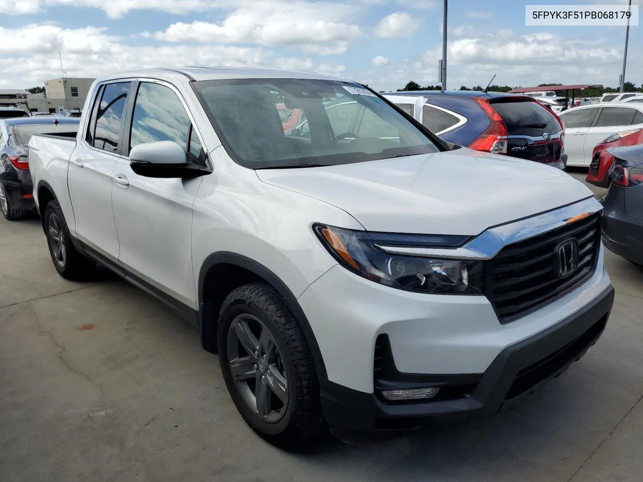 2023 Honda Ridgeline Rtl VIN: 5FPYK3F51PB068179 Lot: 73952824