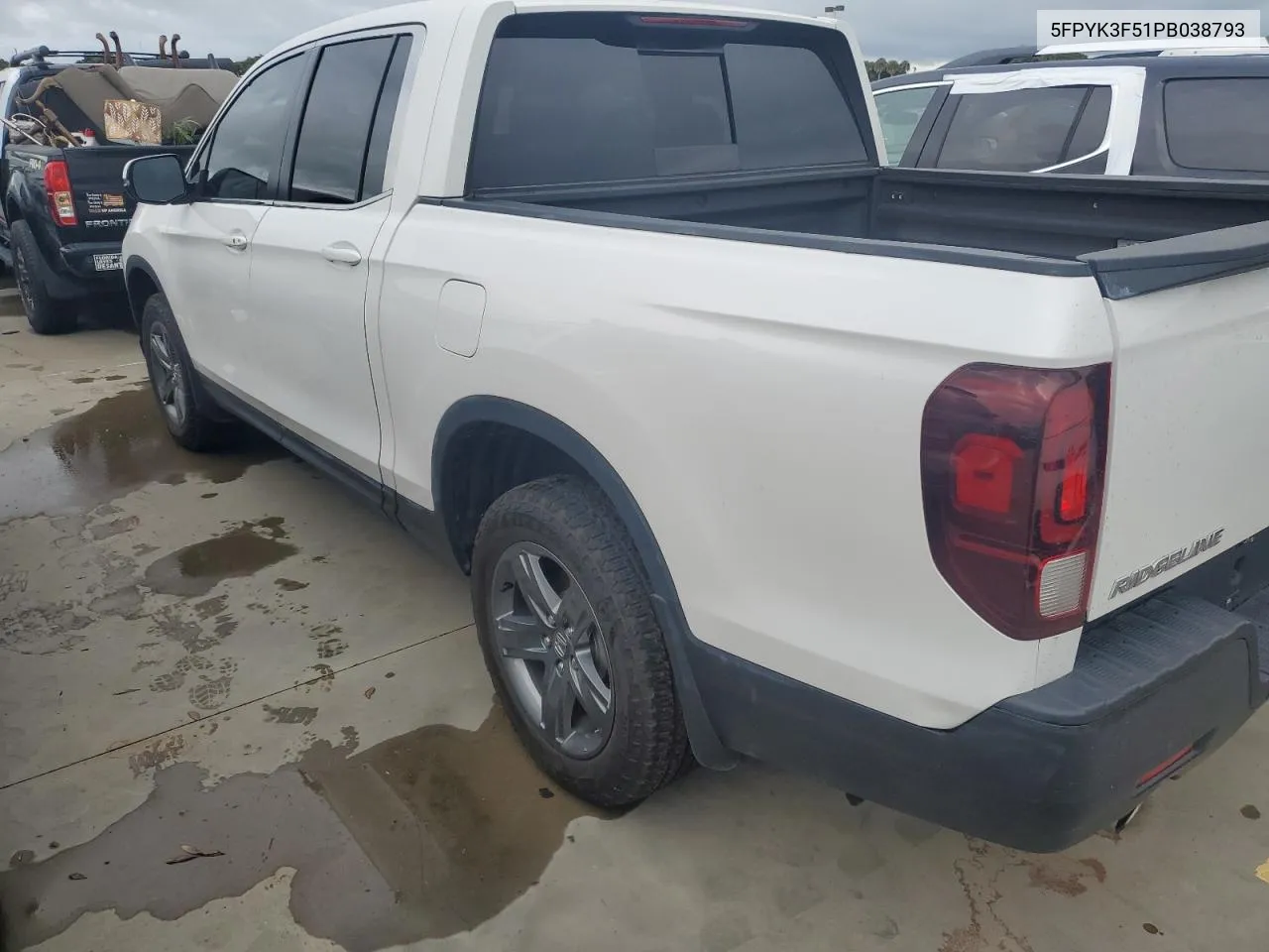 2023 Honda Ridgeline Rtl VIN: 5FPYK3F51PB038793 Lot: 74133094