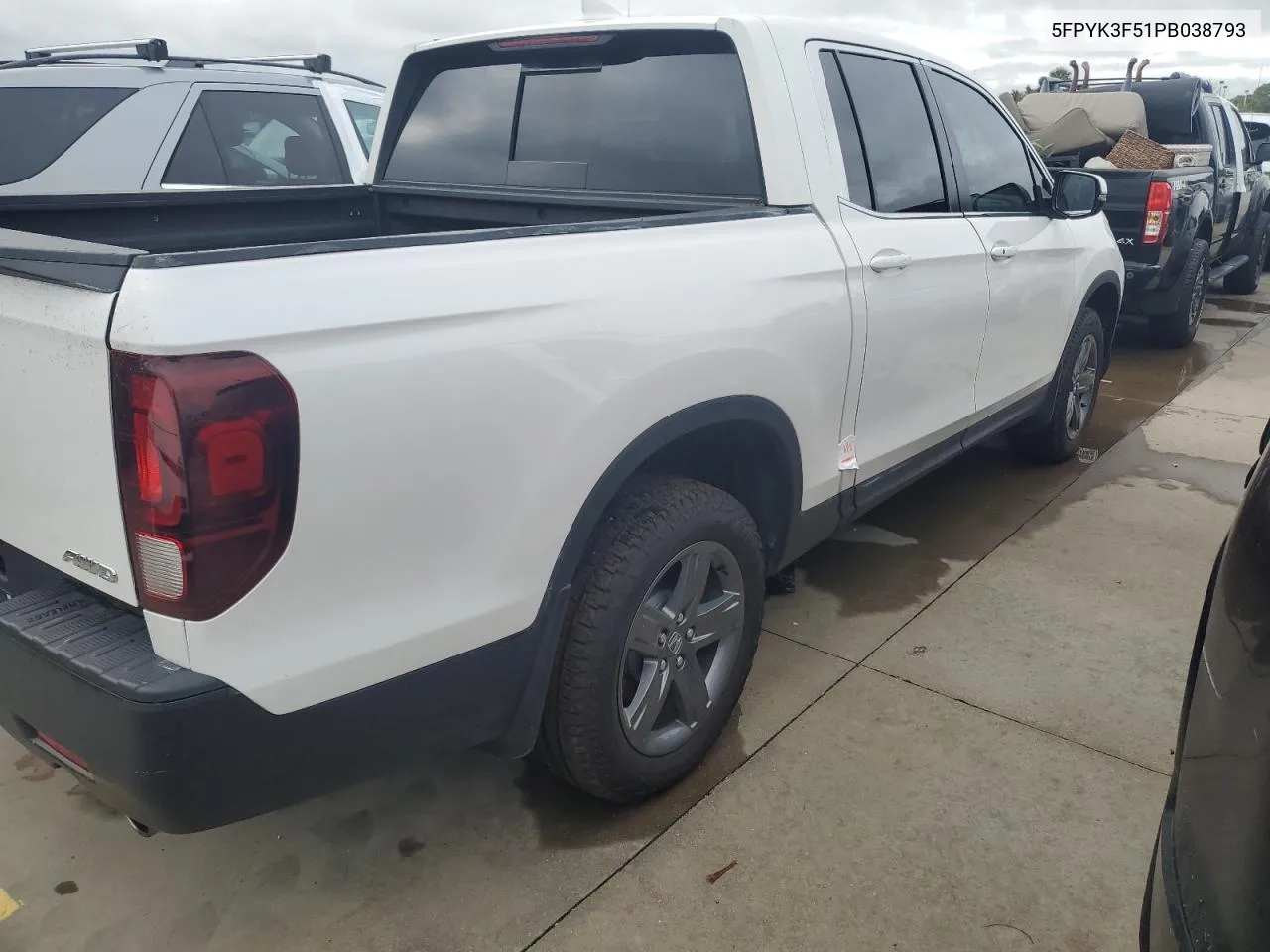 2023 Honda Ridgeline Rtl VIN: 5FPYK3F51PB038793 Lot: 74133094