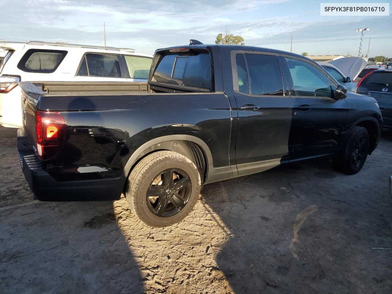 2023 Honda Ridgeline Black Edition VIN: 5FPYK3F81PB016710 Lot: 74430334