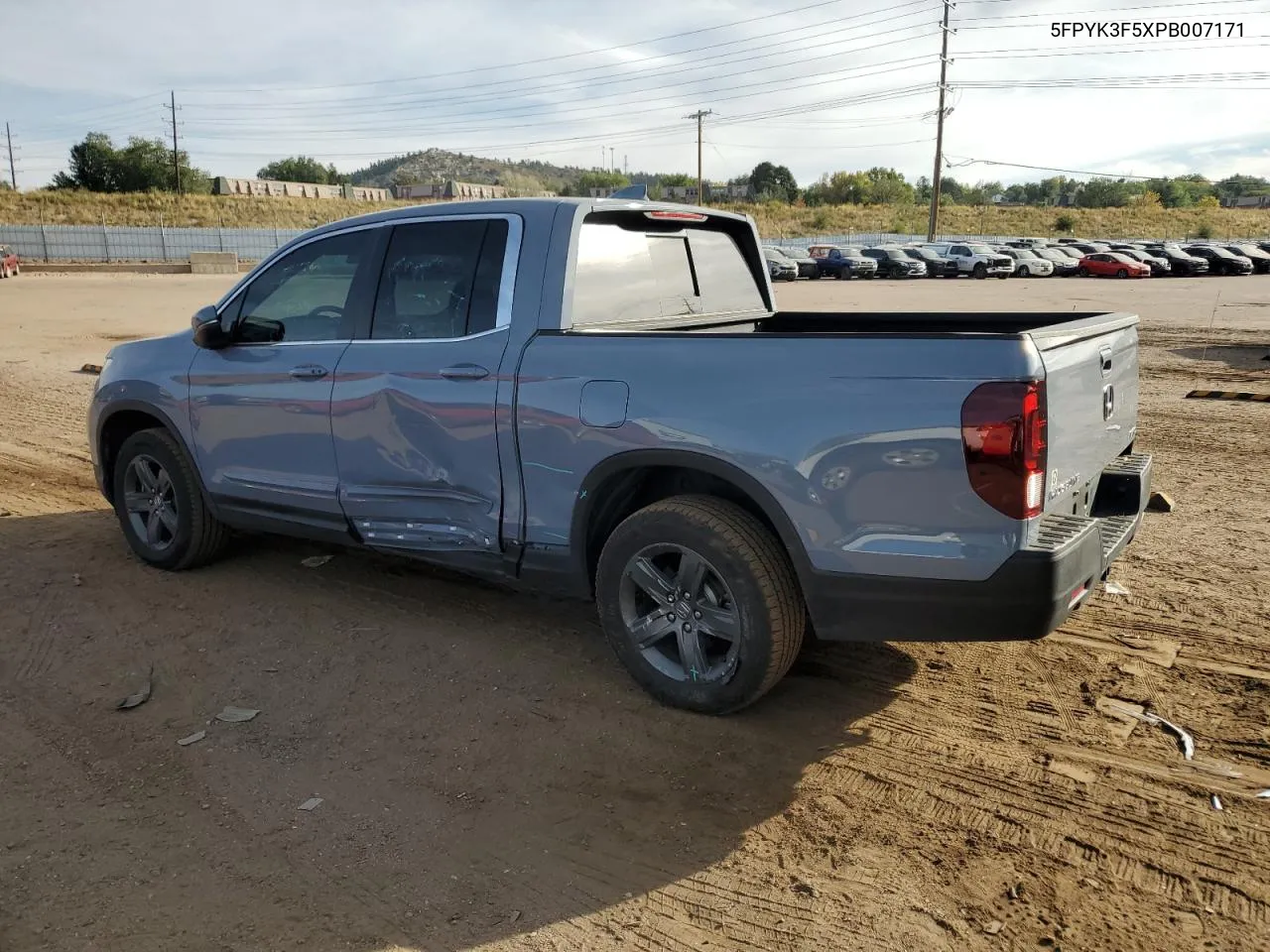 2023 Honda Ridgeline Rtl VIN: 5FPYK3F5XPB007171 Lot: 75032664