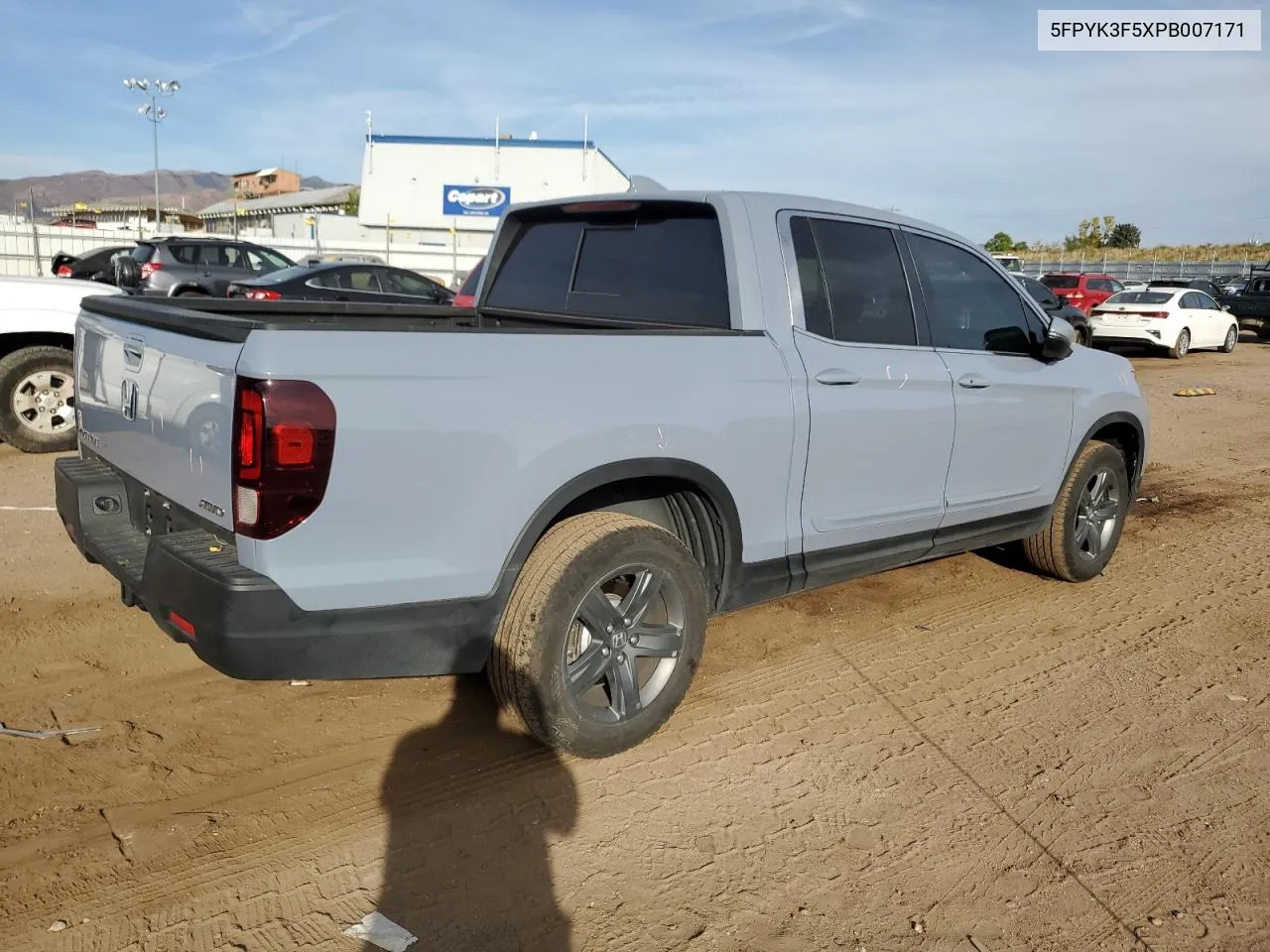 2023 Honda Ridgeline Rtl VIN: 5FPYK3F5XPB007171 Lot: 75032664