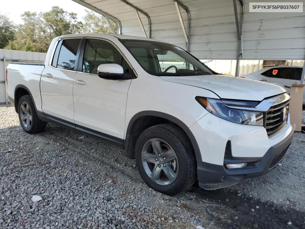 2023 Honda Ridgeline Rtl VIN: 5FPYK3F56PB037607 Lot: 75161334