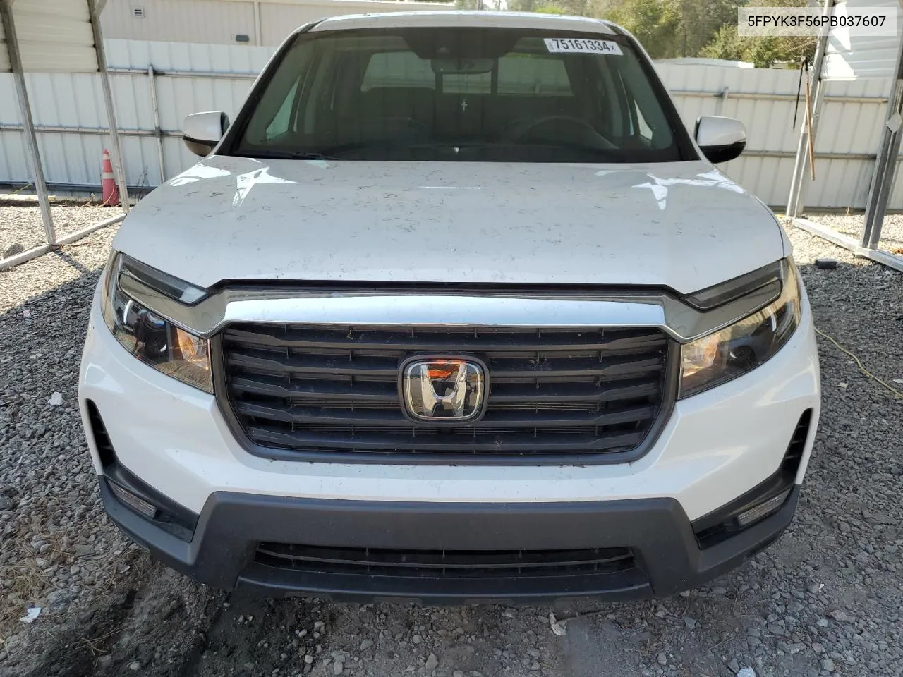 2023 Honda Ridgeline Rtl VIN: 5FPYK3F56PB037607 Lot: 75161334