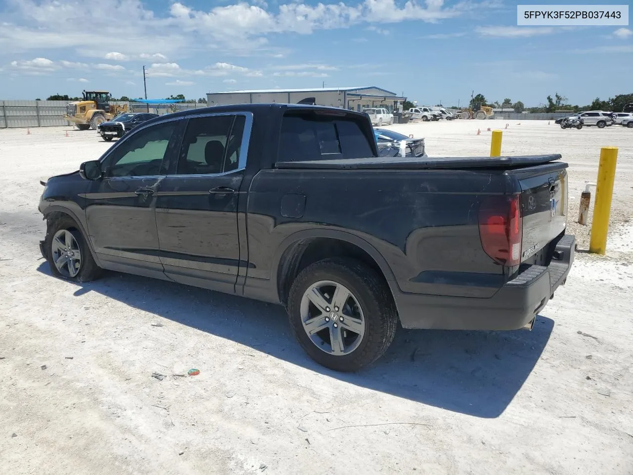 2023 Honda Ridgeline Rtl VIN: 5FPYK3F52PB037443 Lot: 76207254