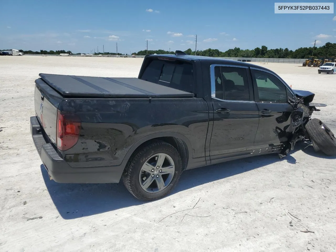 2023 Honda Ridgeline Rtl VIN: 5FPYK3F52PB037443 Lot: 76207254